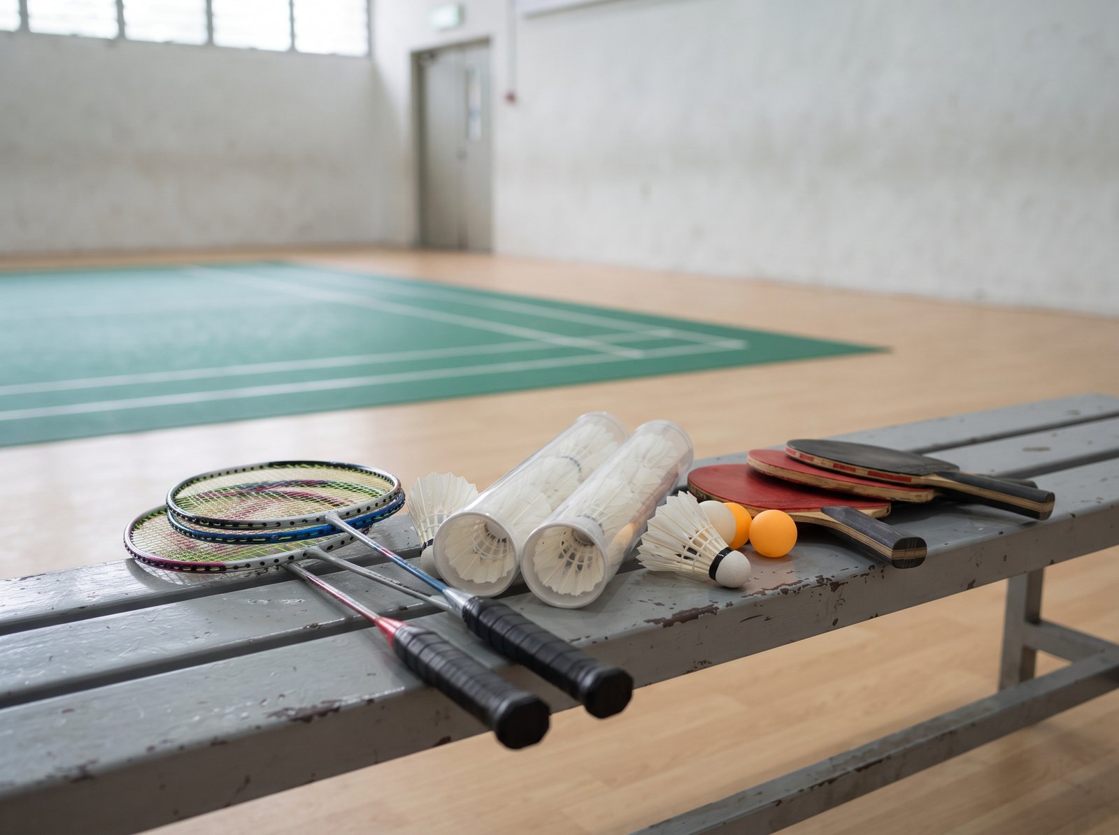 Badminton and table tennis equipment